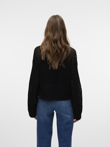 juoda VERO MODA Megztinis 'Newmadera'