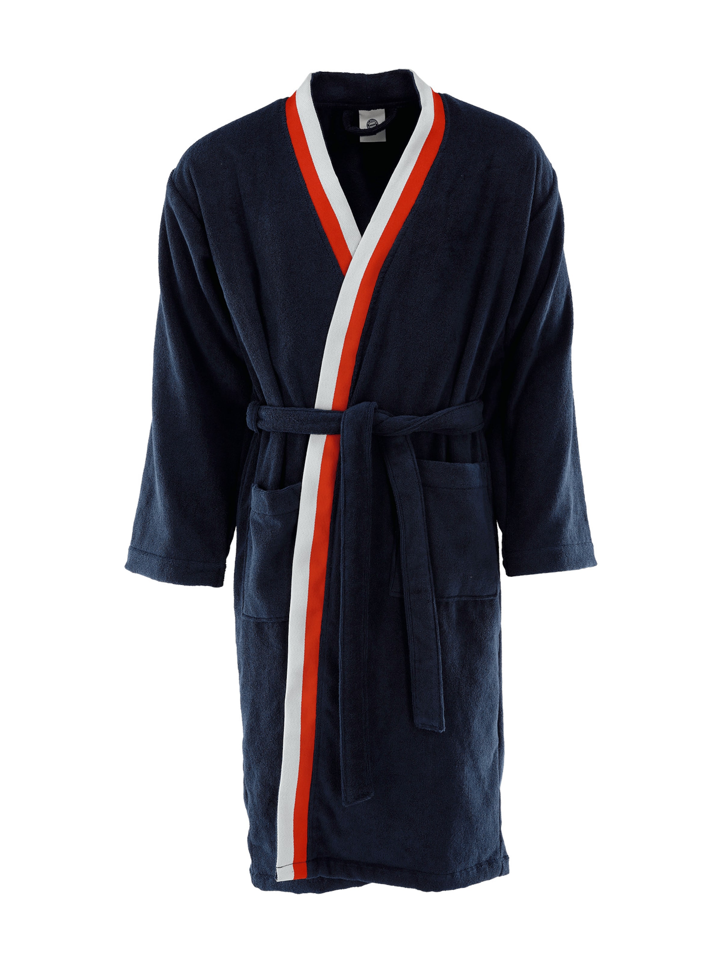 FC BAYERN MÜNCHEN Bademantel in navy / rot / weiß, Produktansicht