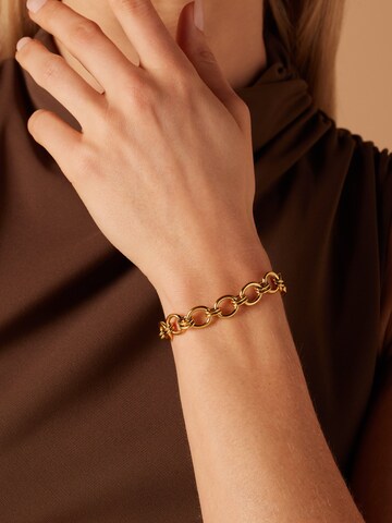 Bracelet Lucardi en or : devant
