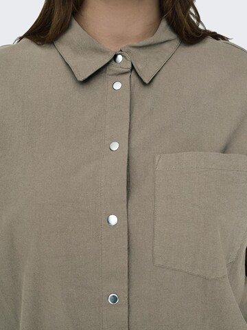 ONLY Carmakoma Blouse in Brown
