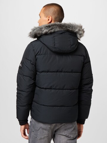 HOLLISTER Winterjacke in Schwarz