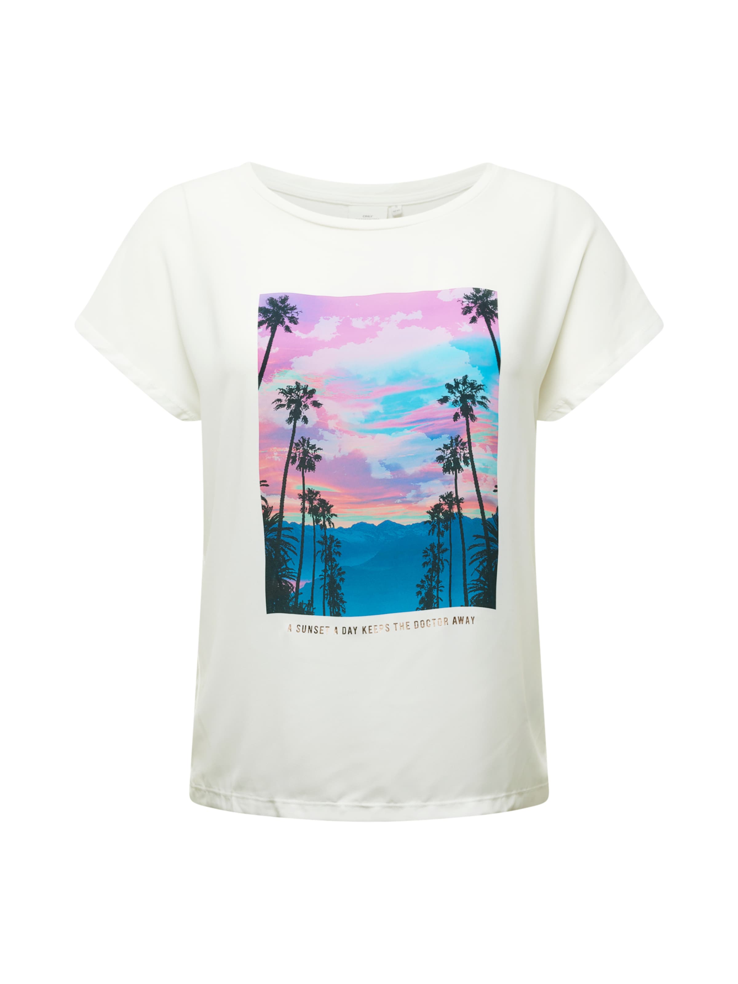 ONLY Carmakoma - Camiseta 'Ketty' en blanco: frente