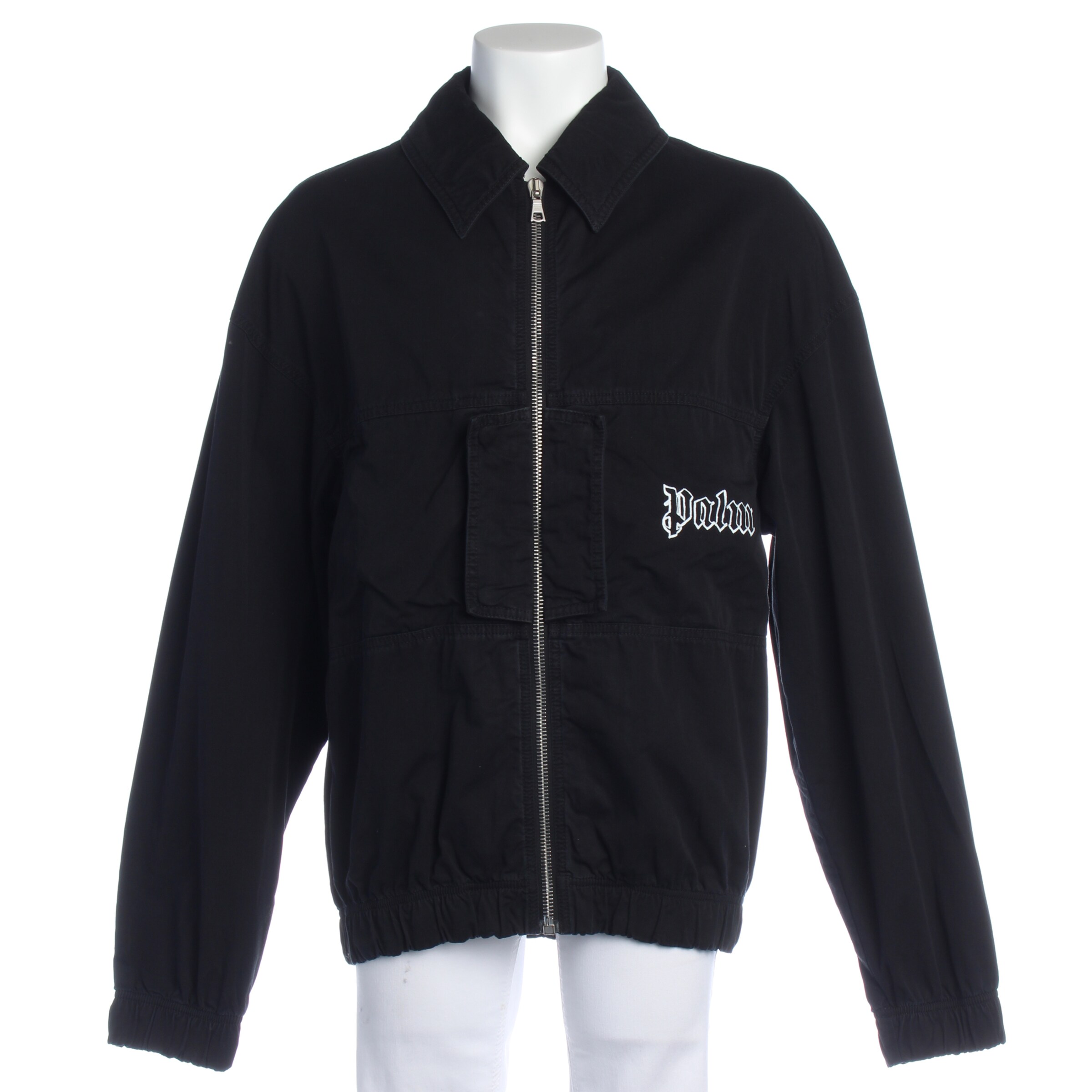 Palm Angels Jacket & Coat in M-L in Black: front