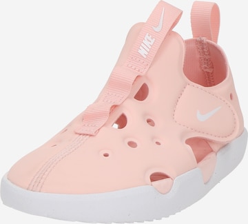 Nike Sportswear Открытая обувь 'Sunray Protect 4' в Ярко-розовый: спереди
