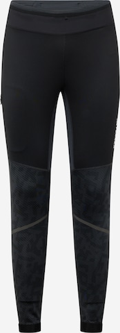 ADIDAS TERREX Skinny Sportbroek 'Agravic' in Grijs: voorkant