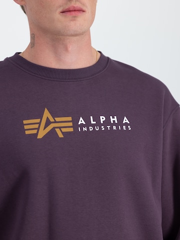 ALPHA INDUSTRIES Mikina – fialová