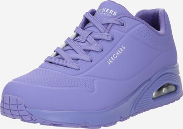 SKECHERS Trampki niskie 'Uno Stand On Air' w kolorze fioletowy: przód