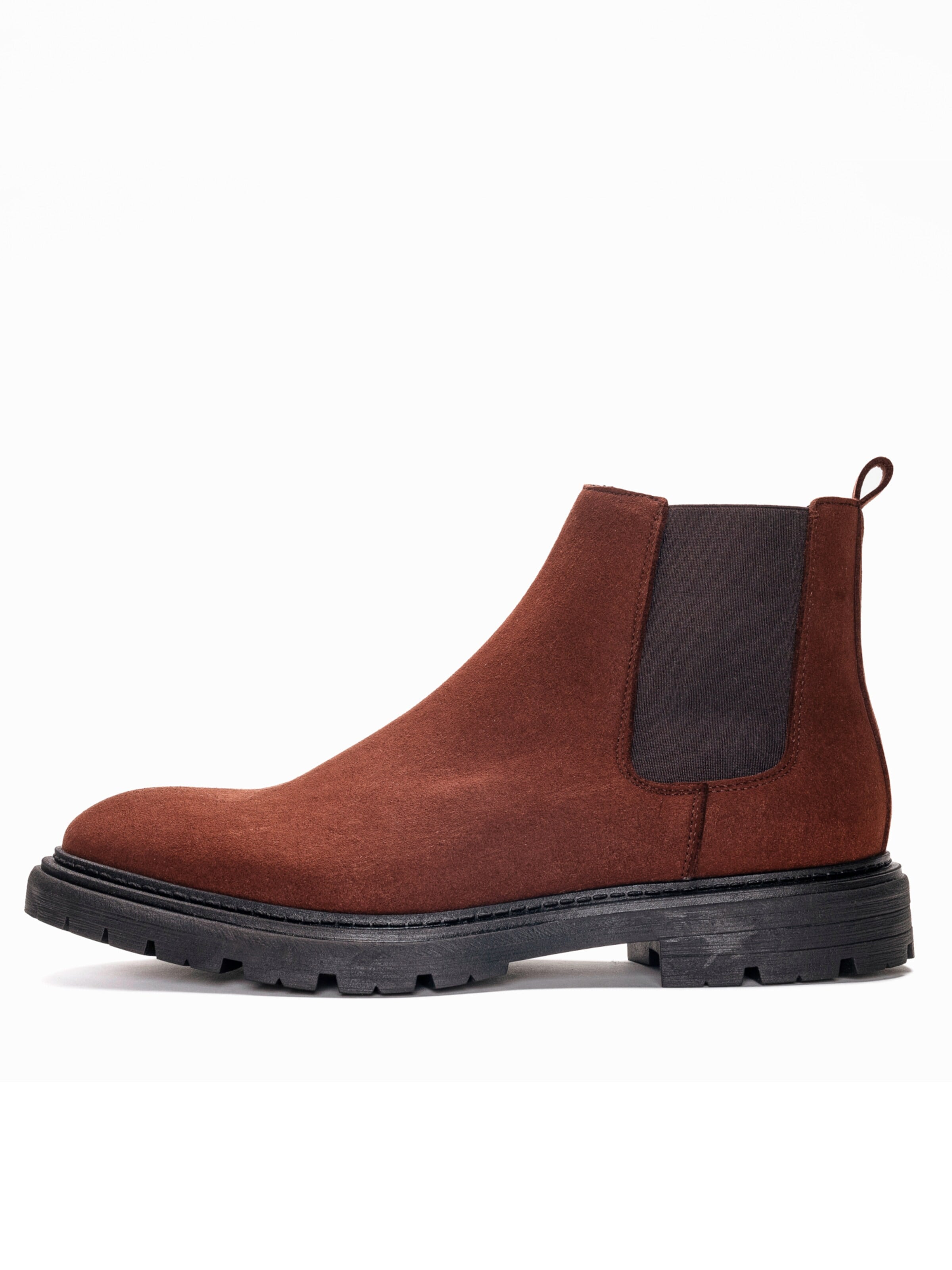 nae Vegan Shoes Chelsea boots 'Faber' in Bruin: voorkant