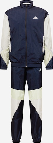 ADIDAS SPORTSWEAR Sports Suit in Blue: front