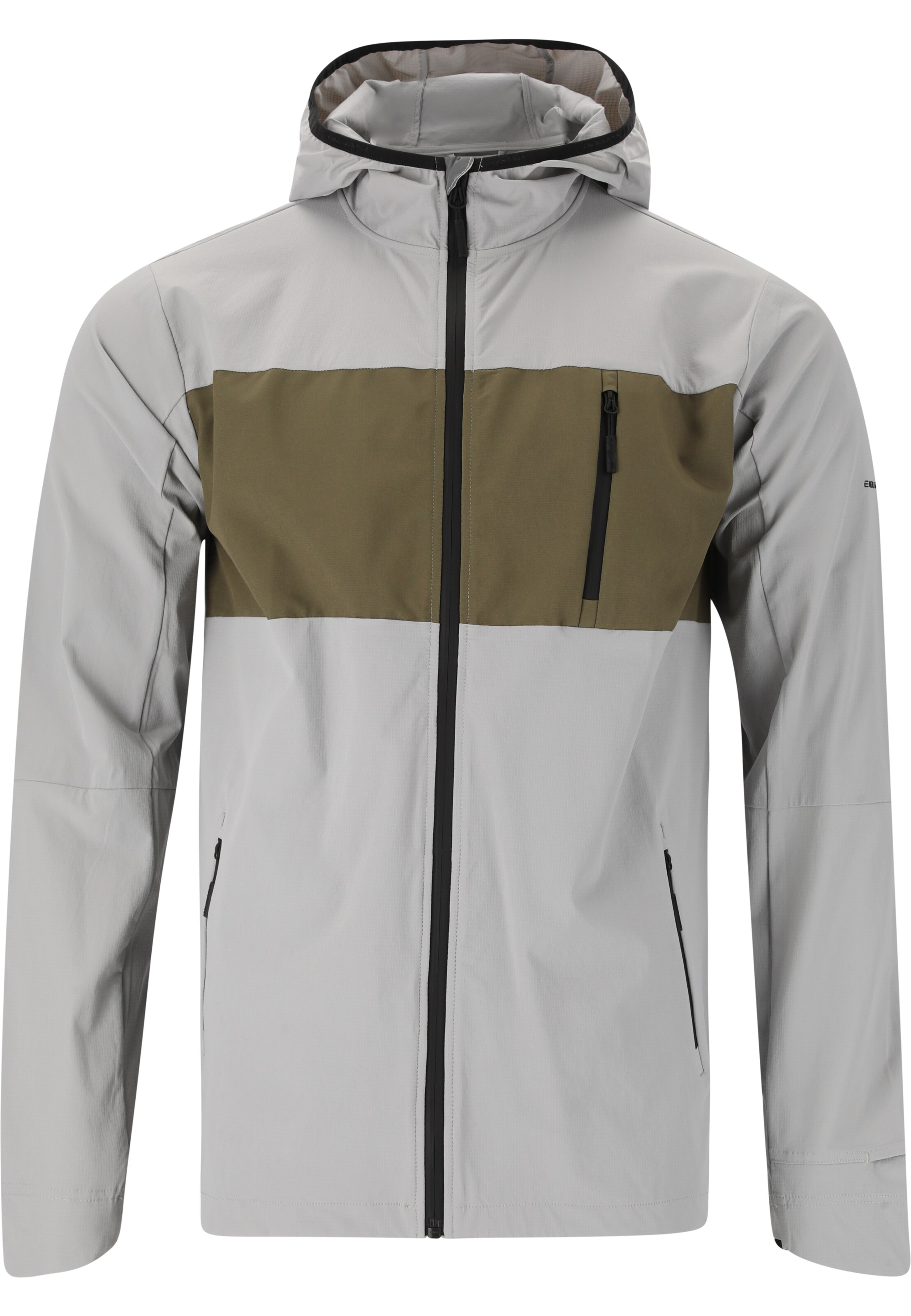 ENDURANCE Sportjacke in Grau: Vorderseite