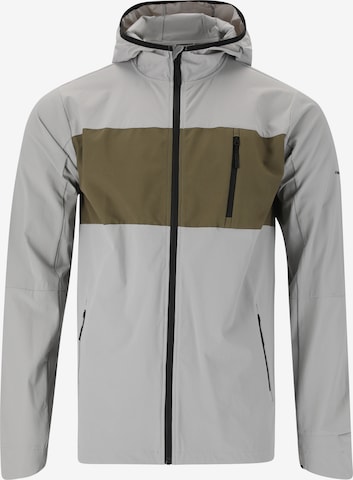 ENDURANCE Athletic Jacket in Grey: front