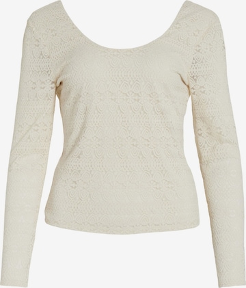 VILA T-shirt 'Chikka' i beige: framsida