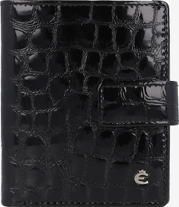 Portamonete 'Nizza' di Esquire in nero: frontale