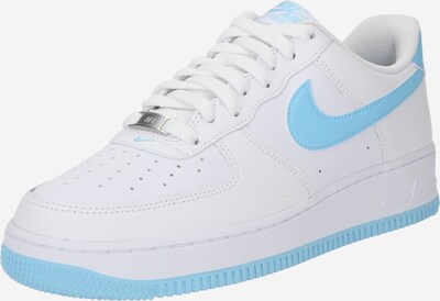 Nike Sportswear Platform trainers 'AIR FORCE 1 '07' in Light blue / White, Item view