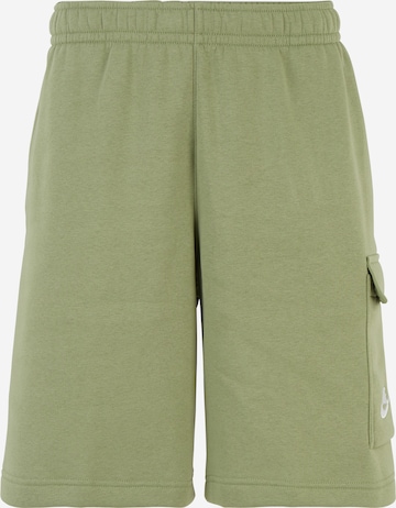 Nike Sportswear Loosefit Παντελόνι cargo σε πράσινο: μπροστά