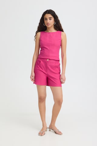 ICHI Loosefit Shorts 'KATE' in Pink