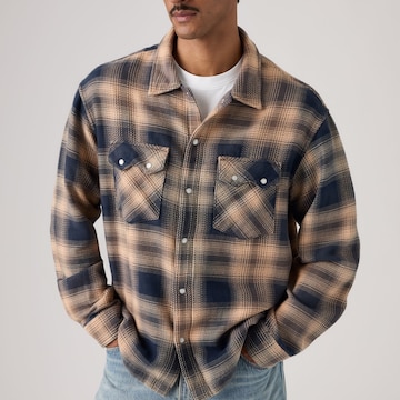 LEVI'S ® Regular fit Button Up Shirt 'PIER 89' in Brown