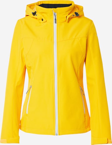 Veste outdoor 'BRENHAM' ICEPEAK en jaune : devant