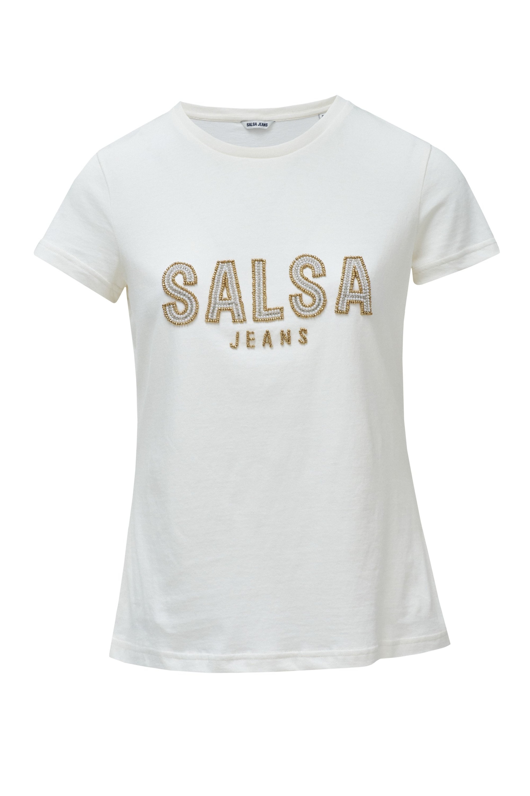 Salsa Jeans T-shirts in Beige: Vorderseite