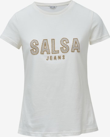 T-shirt Salsa Jeans en beige : devant