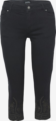 KOROSHI Slimfit Jeans i svart: forside