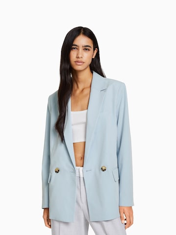 Bershka Blazer in Blue: front