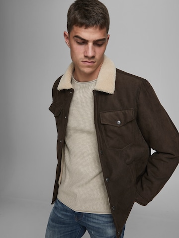 JACK & JONES Regular fit Trui 'Carlos' in Beige