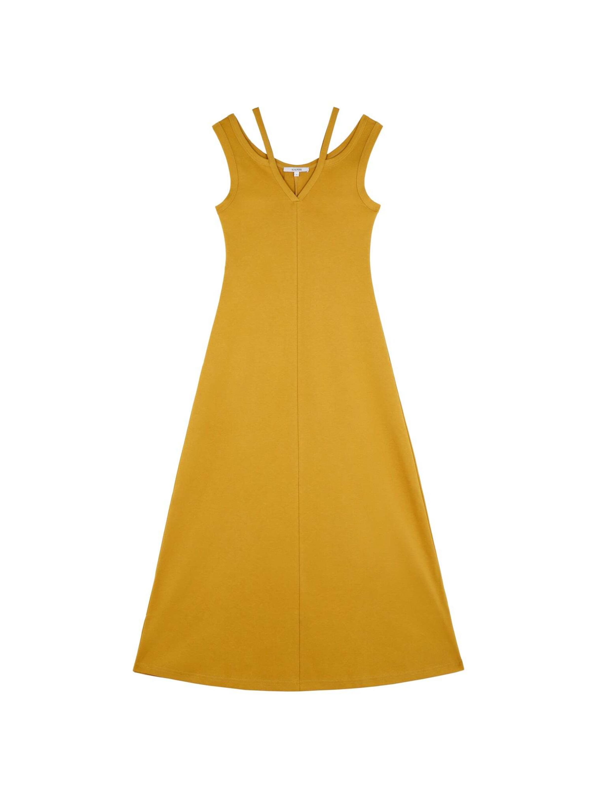 Scalpers Dress ' ' in Yellow: front