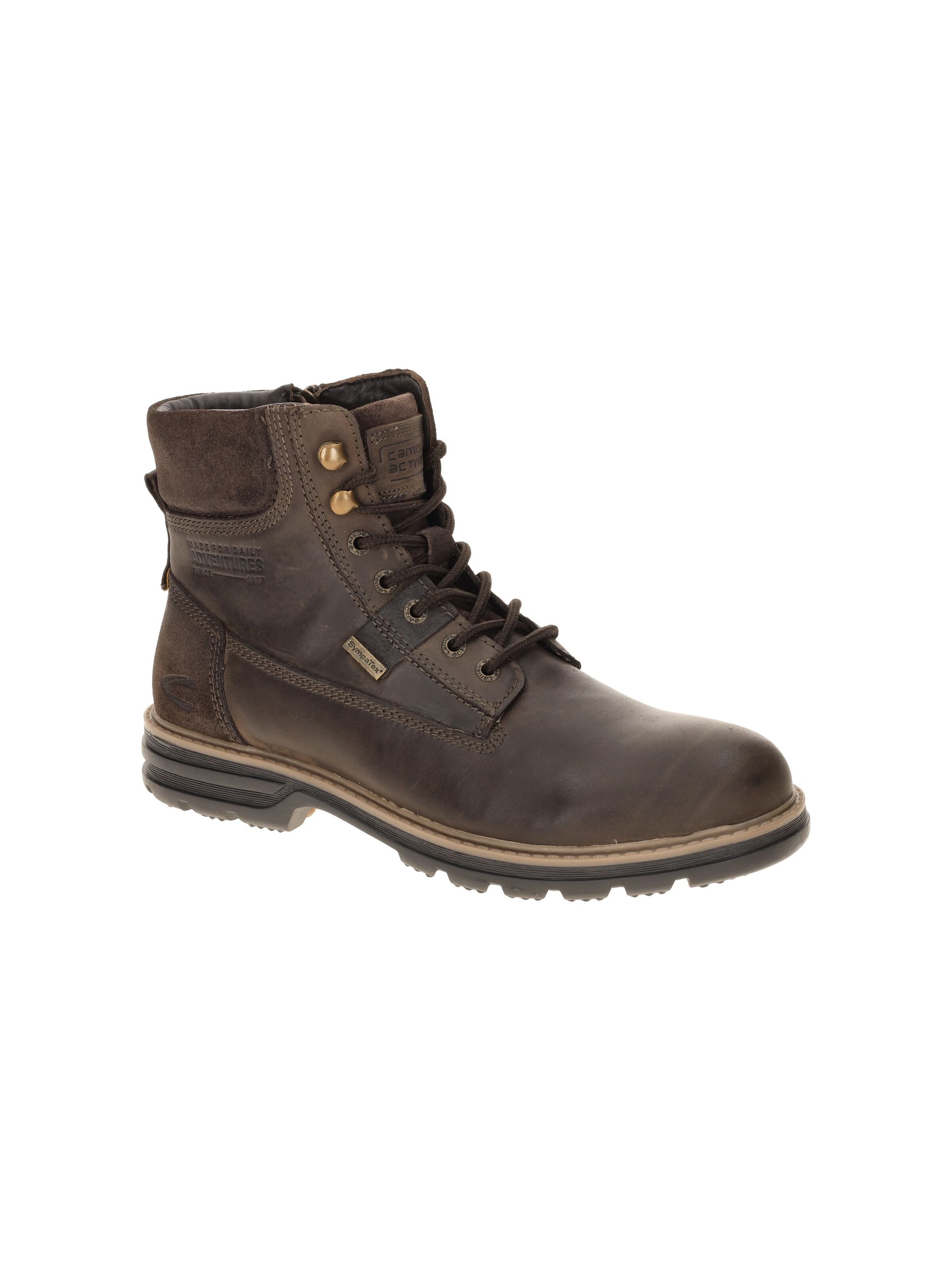 CAMEL ACTIVE Lace-Up Boots 'Darwin' in Brown: front