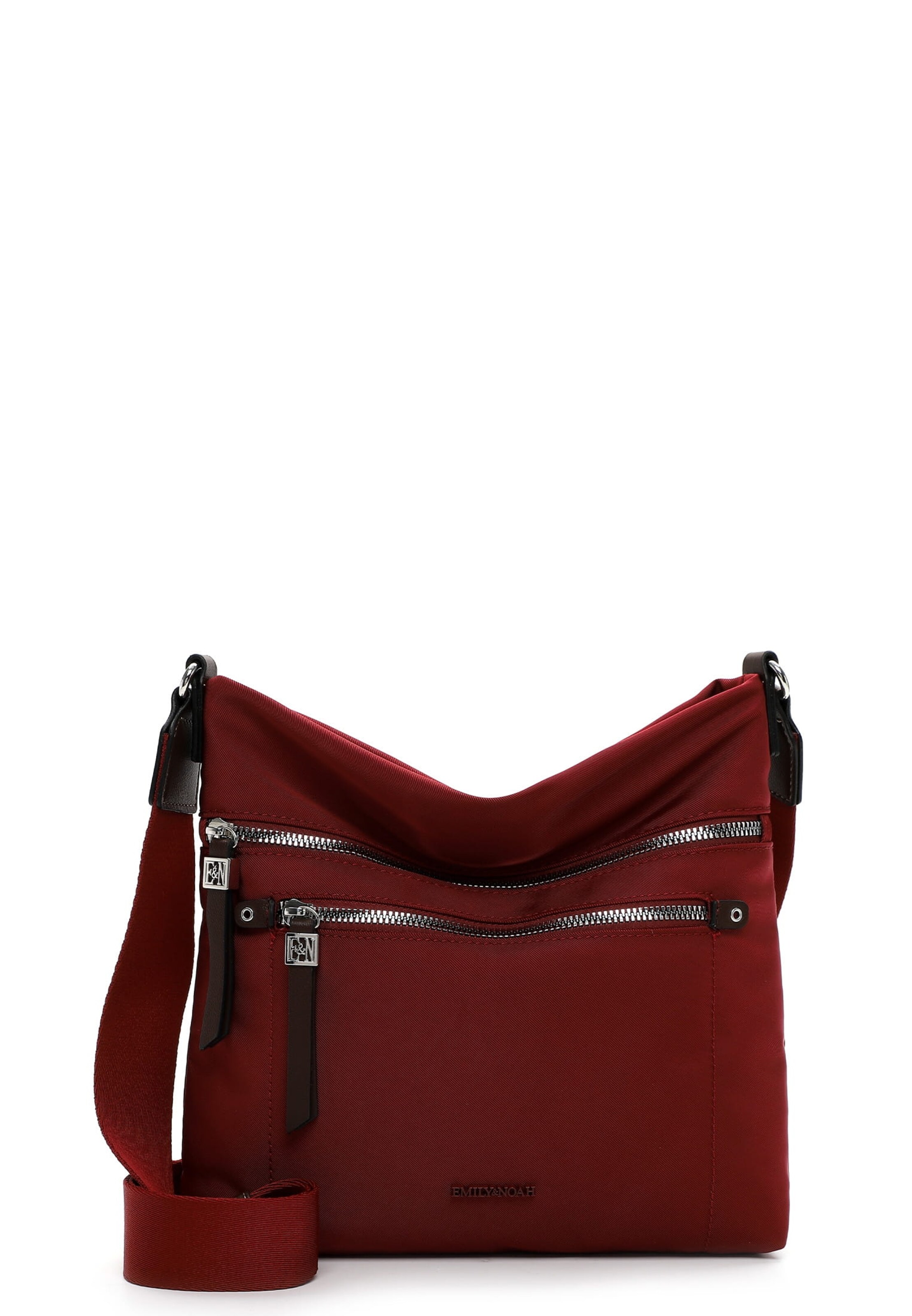 Borsa a tracolla di Emily & Noah in rosso: frontale