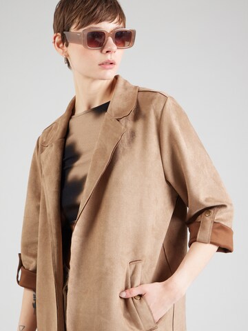 ZABAIONE Between-Seasons Coat 'Bi44rdie' in Brown