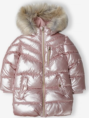 MINOTI Winter Jacket in Pink: front