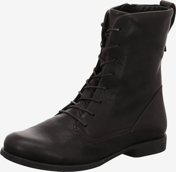 Bottes 'Stiefeletten/Boot Damen 3-000034-3080 Echtleder in schwarz' Think en noir : devant
