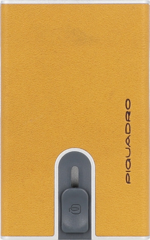 Piquadro Case in Yellow: front