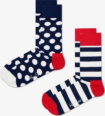 zils Happy Socks Zeķes '2-Pack Big Dot Socks': no priekšpuses