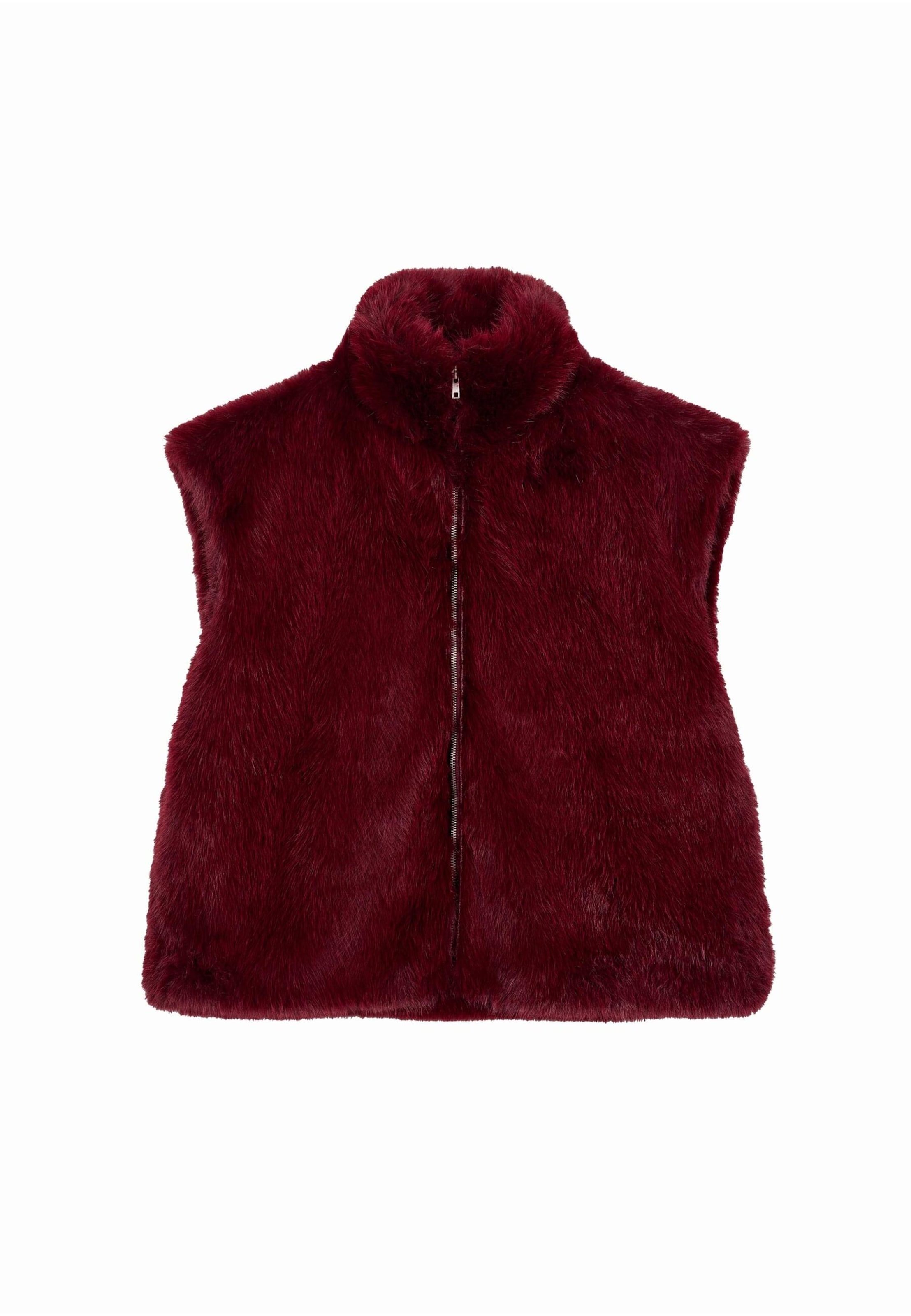 Gilet 'Trixie' OH APRIL en rouge : devant