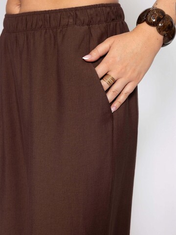 SASSYCLASSY Wide leg Trousers in Brown