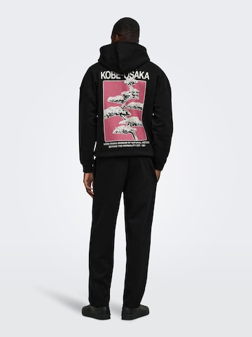 Sweat-shirt 'ONSastoria' Only & Sons en noir
