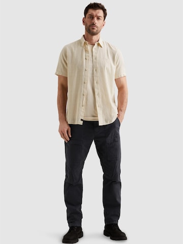 Regular fit Camicia 'Shirt with short sleeves and check texture' di PME Legend in beige