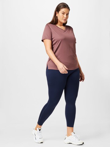 Reebok Skinny Workout Pants 'WOR' in Blue