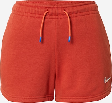 Regular Pantaloni de la Nike Sportswear pe roșu: față