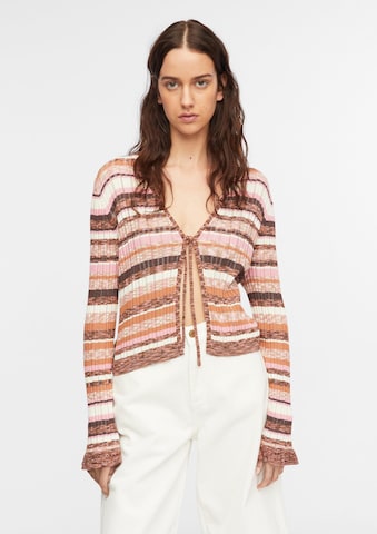 COMMA Strickjacke in Beige: Vorderseite