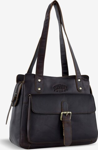 KLONDIKE 1896 Schultertasche 'Rush Zoe' in Braun