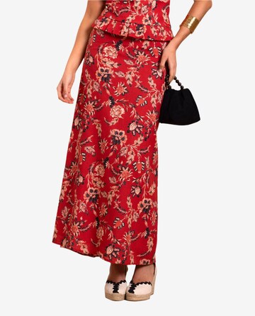THE-ARE Rok in Rood: voorkant