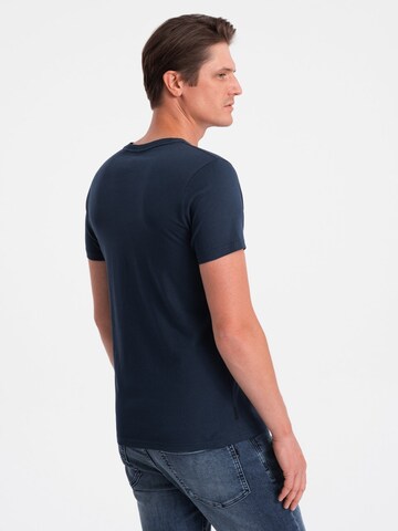 Ombre Shirt 'OM-TSBS-0146' in Blauw