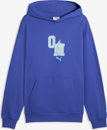 PUMA Sweatshirt 'Olympique de Marseille' in Blauw: voorkant