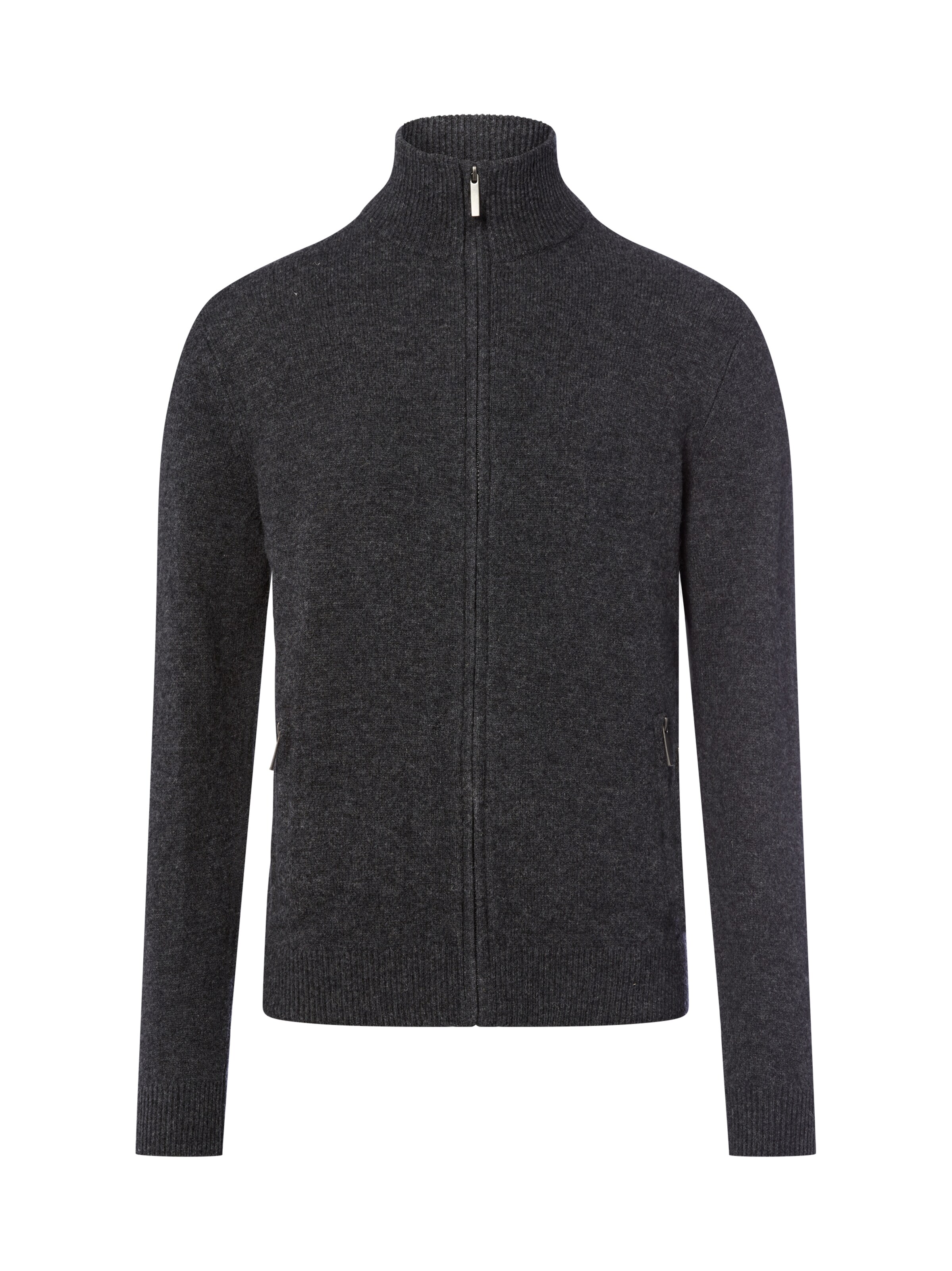 Vestes en maille Andrew James en gris : devant