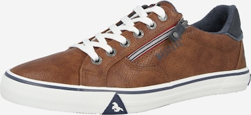 MUSTANG Nízke tenisky - Hnedá: predná strana