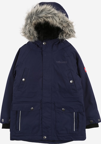 TROLLKIDS Regular fit Outdoorjas in Blauw: voorkant