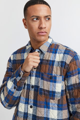 BLEND Regular fit Button Up Shirt in Brown